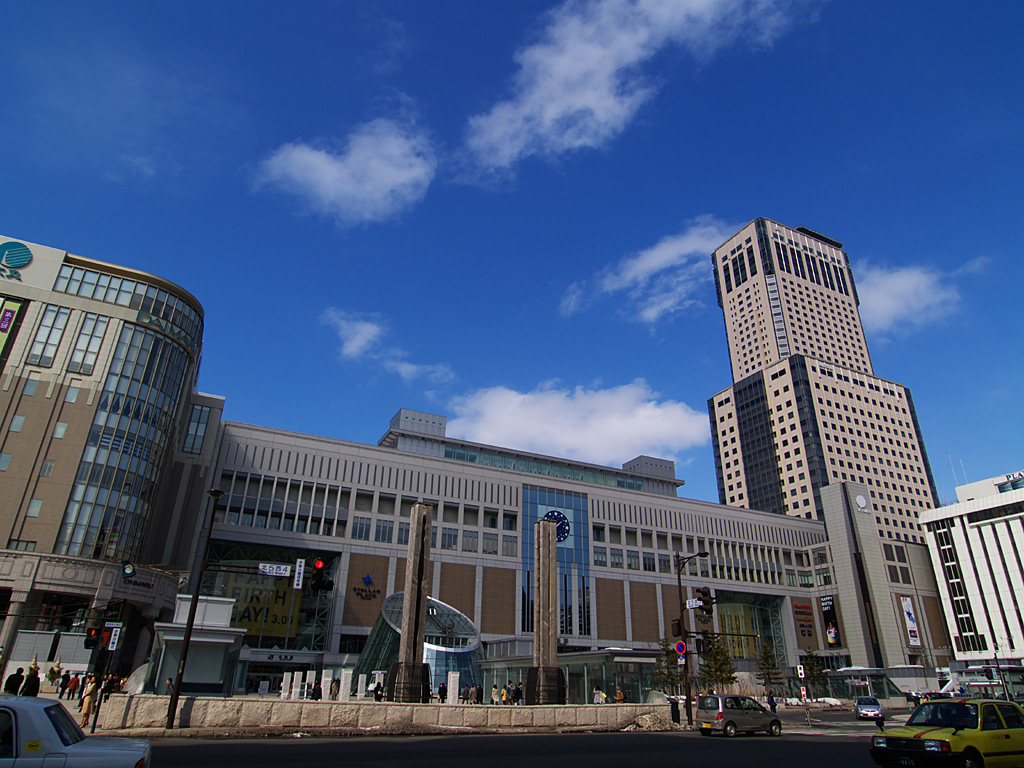 札幌駅周辺の壁紙写真 4 Jrタワーとステラプレイス 1024 768