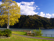 桂沢湖の風景