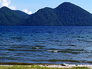 洞爺湖と中島の風景