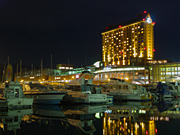小樽港マリーナの夜景