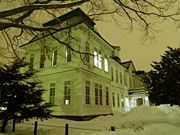 北海道大学古河記念講堂の夜景