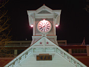 札幌市時計台の夜景